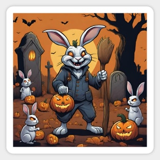 Halloween Rabbit Sticker